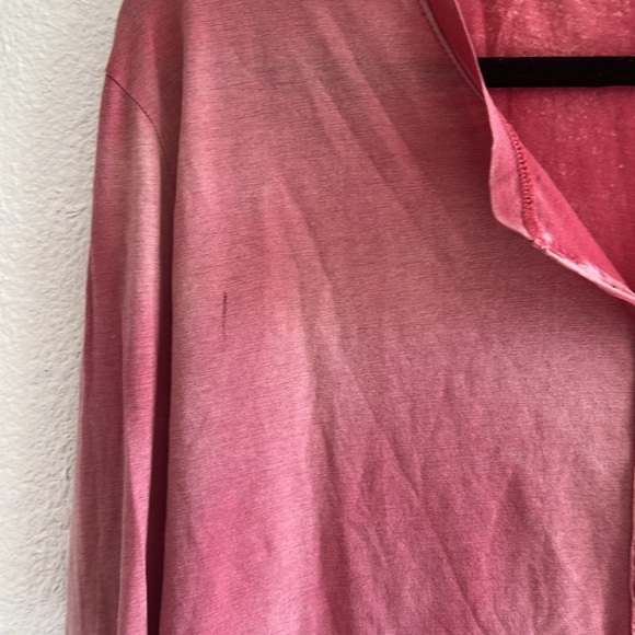 Rebecca Minkoff Chelsea Long sleeve Henley in rustic red, size Medium - Picture 4 of 8